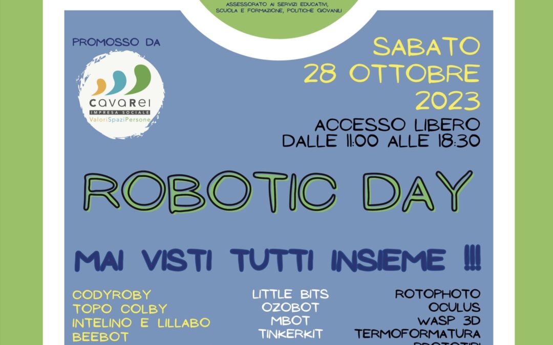 Robotic Day, sabato 28 ottobre a T-Station